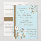 Daisy Vrijgezellenfeest Kaart (Voorkant / Achterkant)