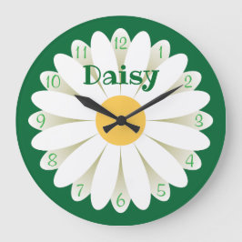 Daisy Wall Clock Grote Klok