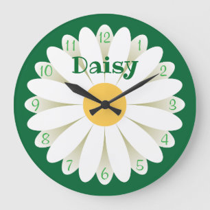 Daisy Wall Clock Grote Klok