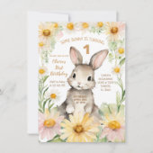 Daisy Wat Bunny wordt Een Verjaardag Kaart (Voorkant)