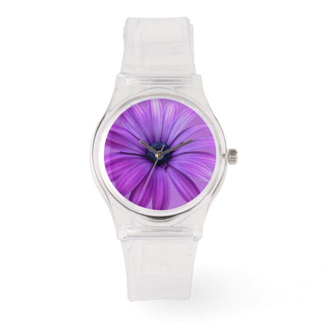 Daisy Watch Classic Gerbera Daisy Wrist Watch Horloge (Voorkant)