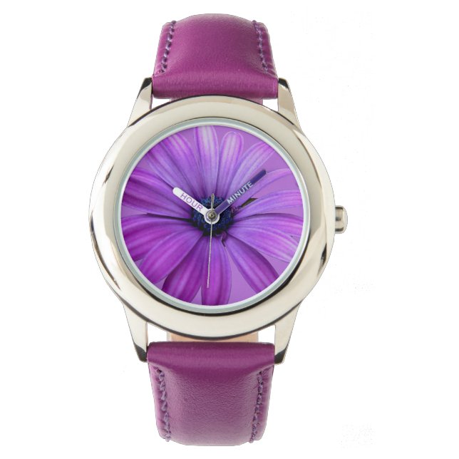 Daisy Watch Classic Gerbera Daisy Wrist Watch Horloge (Voorkant)