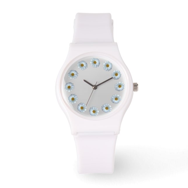 Daisy Watch Classic Wildflower Daisy Wrist Watch Horloge (Voorkant)