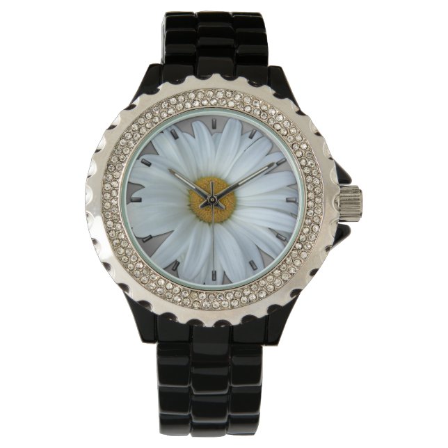 Daisy Watch Classic Wildflower Daisy Wrist Watch Horloge (Voorkant)