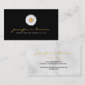 Daisy waterverf aromatherapeuhy visitekaartje (Voorkant / Achterkant)