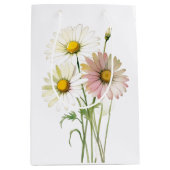 Daisy Waterverf Bloem Modern Professioneel Medium Cadeauzakje (Voorkant)