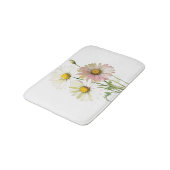 Daisy Waterverf Flower Modern Professional Badmat (Gekanteld)