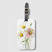 Daisy Waterverf Flower Modern Professional Bagagelabel (Voorkant (verticaal))