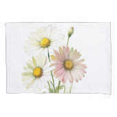 Daisy Waterverf Flower Modern Professional Kussensloop (Voorkant)