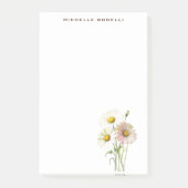 Daisy Waterverf Flower Modern Professional Post-it® Notes (Voorkant)