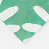 Daisy Waterverf Folk Art geïnspireerd Fleece Deken (Hoek)