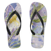 Daisy waterverf teenslippers (Voetbed)