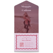 Daisy Wedding All in één uitnodiging