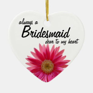 Daisy Wedding Bridesmaid Keramisch Ornament