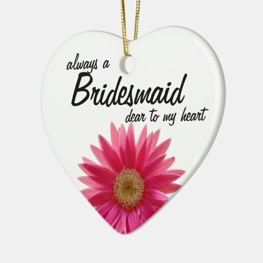 Daisy Wedding Bridesmaid Keramisch Ornament (Links)