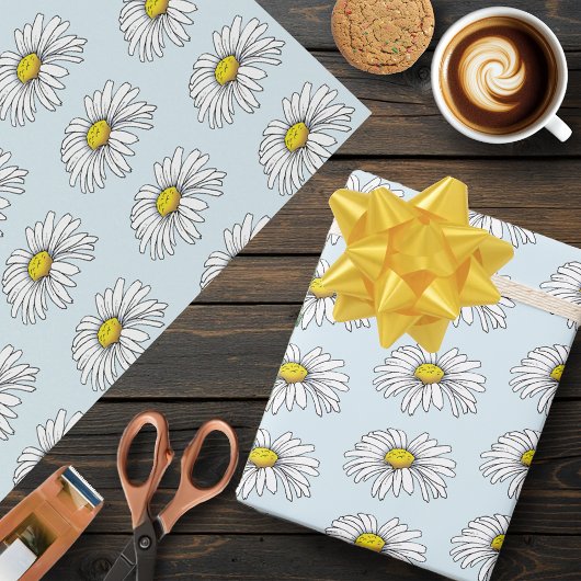 Daisy Wedding Cadeaupapier
