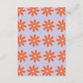 Daisy Wedding Enclosure Kaart (Achterkant)