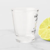 Daisy Wedding Favor neemt een foto van de florale Shot Glas (Links)