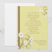 Daisy Wedding Kaart (Voorkant / Achterkant)