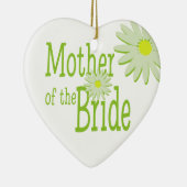 Daisy Wedding / Moeder van de bruid Keramisch Ornament (Rechts)