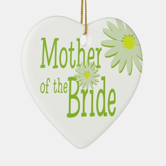 Daisy Wedding / Moeder van de bruid Keramisch Ornament (Rechts)