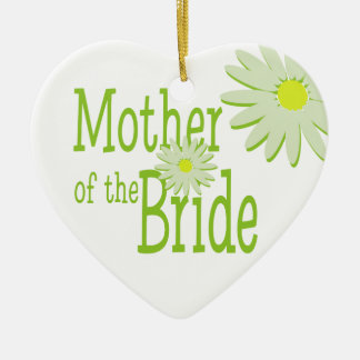 Daisy Wedding / Moeder van de bruid Keramisch Ornament