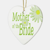 Daisy Wedding / Moeder van de bruid Keramisch Ornament (Links)