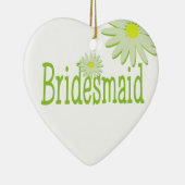 Daisy Wedding / Moeder van de bruid Keramisch Ornament (Rechts)