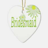 Daisy Wedding / Moeder van de bruid Keramisch Ornament (Links)