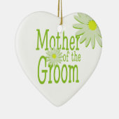 Daisy Wedding / Moeder van de bruidegom Keramisch Ornament (Rechts)