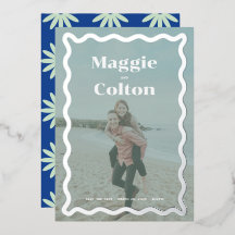 Daisy Wedding Photo Save the Date