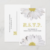 Daisy Wedding RSVP (Voorkant / Achterkant)