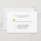 Daisy Wedding RSVP Kaartje (Achterkant)