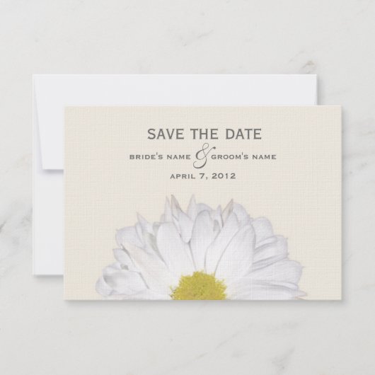 Daisy Wedding Save the Date (Voorkant)
