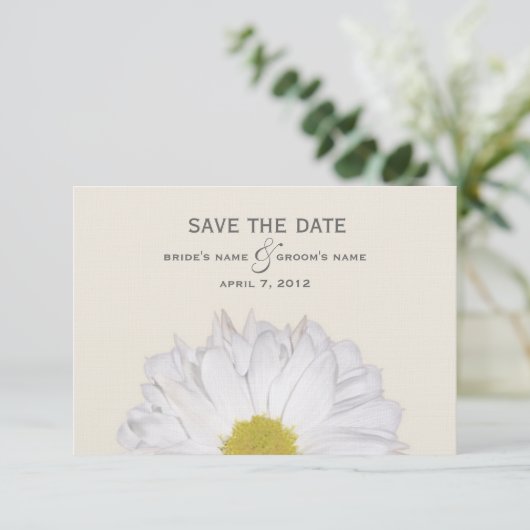 Daisy Wedding Save the Date (Staand voorkant)