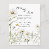 Daisy Wedding Save the Date Briefkaart (Voorkant)