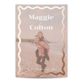 Daisy Wedding Save the Date Folie Uitnodiging