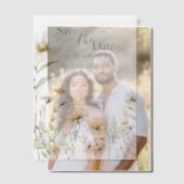 Daisy Wedding Save the Date Vellum Uitnodigingen (Offset (Koppel))