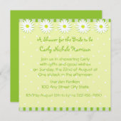 Daisy Wedding/Shower Uitnodiging (Voorkant / Achterkant)