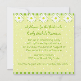 Daisy Wedding/Shower Uitnodiging