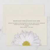 Daisy Wedding Uitnodiging (Voorkant / Achterkant)
