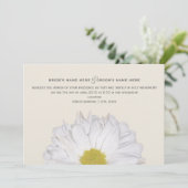 Daisy Wedding Uitnodiging (Staand voorkant)