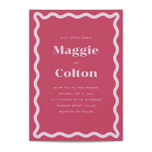 Daisy Wedding Uitnodiging