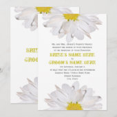 Daisy Wedding Uitnodiging - van de ouders van Brid (Voorkant / Achterkant)