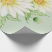 Daisy Wedding Wrapping Paper Cadeaupapier (Hoek)