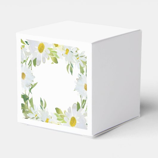 Daisy White | Baby shower Zomerbloesem Bedankdoosjes (Achterkant)