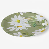 Daisy White | Baby shower Zomerbloesem Papieren Bordje (Gekanteld)