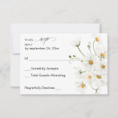 Daisy White Floral no Meal RSVP 2 (Voorkant)