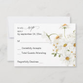 Daisy White Floral no Meal RSVP 4 (Voorkant)