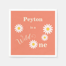 Daisy Wild een eerste verjaardag Servet